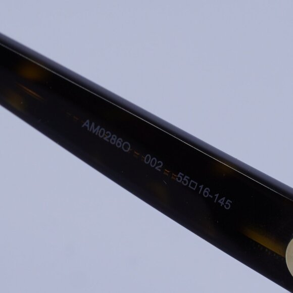 Alexander McQueen AM0286O 002 Eyeglasses Havana 55mm Square Frame - Picture 9 of 10